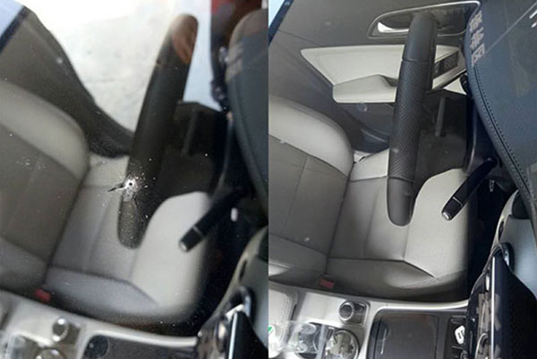 奔驰修复前后对比